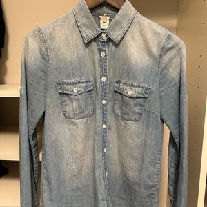 J CREW CHAMBRAY SHIRT SIZE 2P